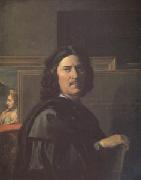 Nicolas Poussin Self Portrait (mk05) oil painting on canvas